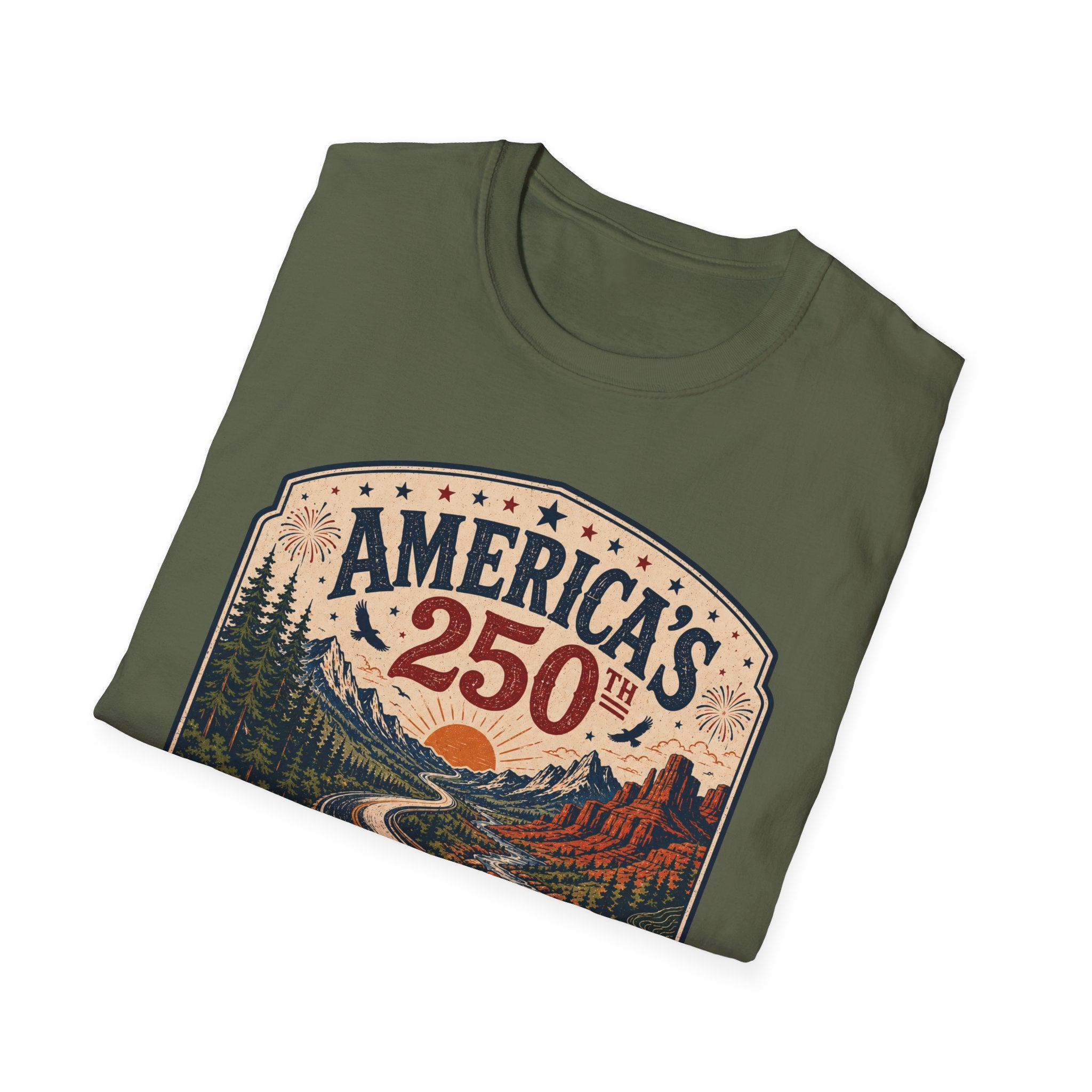 America’s 250th Take the Scenic Route Tee