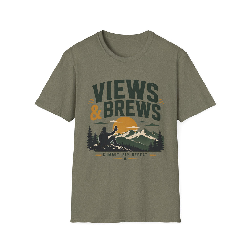 Views & Brews Men's Hiking Tee