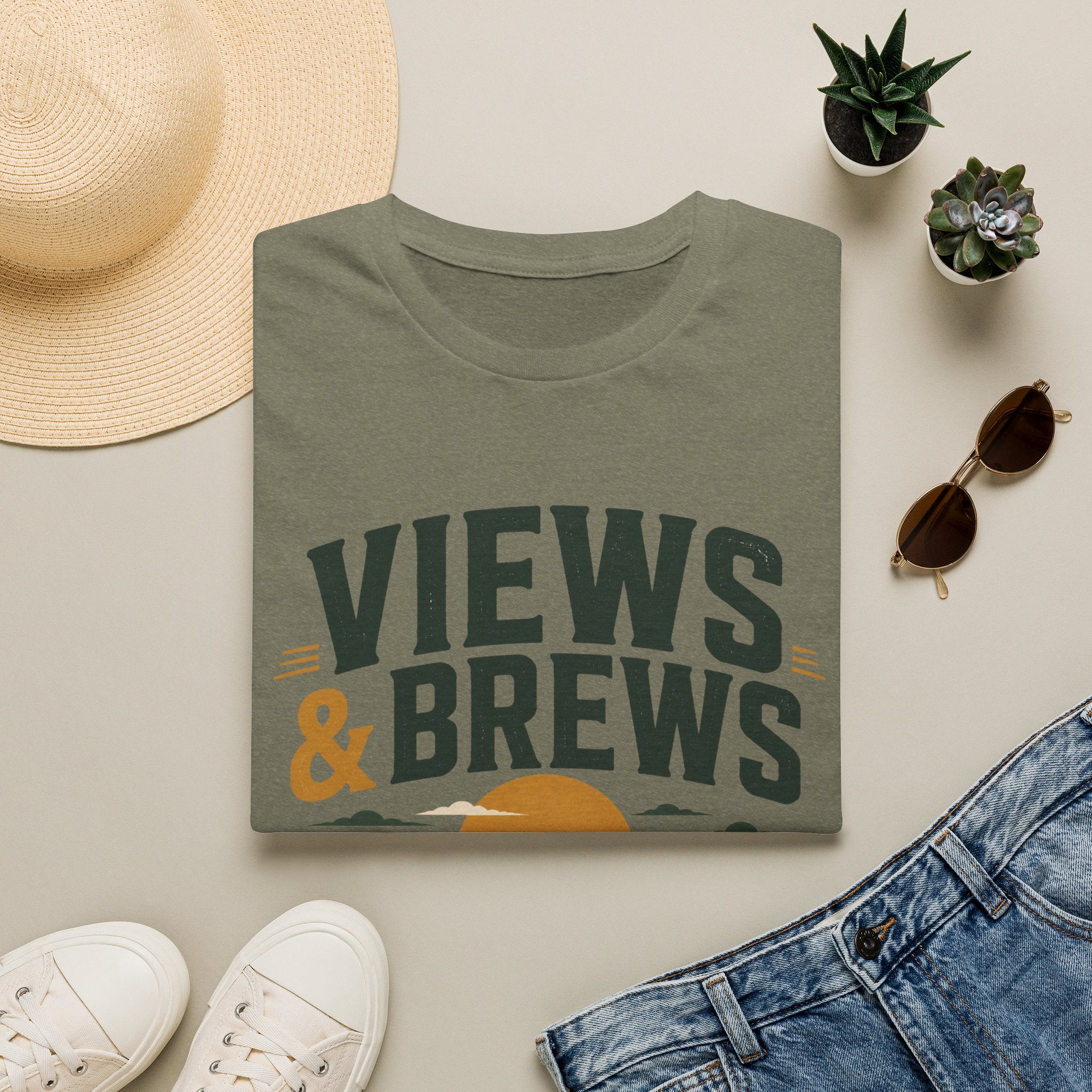 Views & Brews Men's Hiking Tee