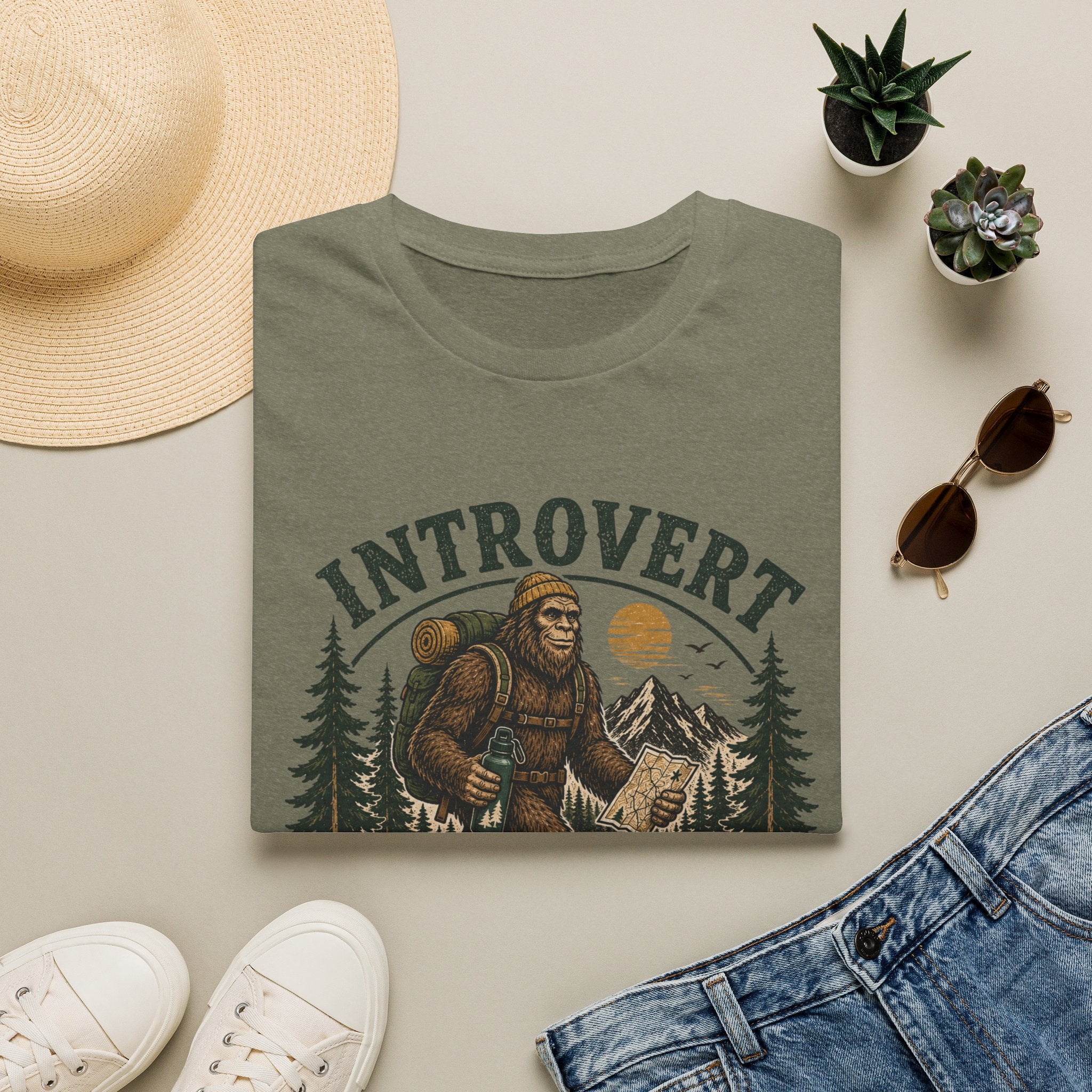 Introvert Hiking Club Tee