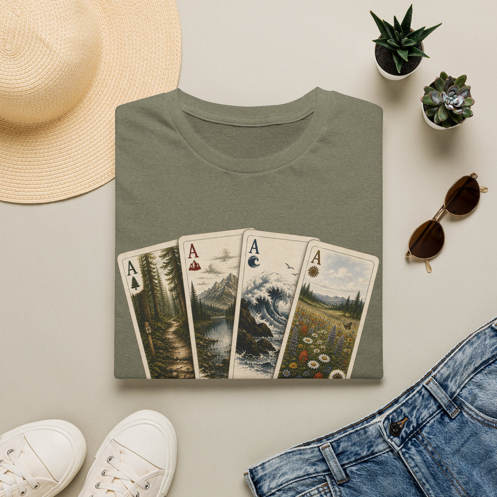 Aces of Adventure Playing Cards Tee