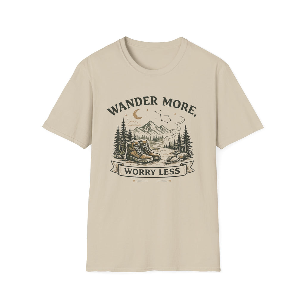 Wander More, Worry Less Tee