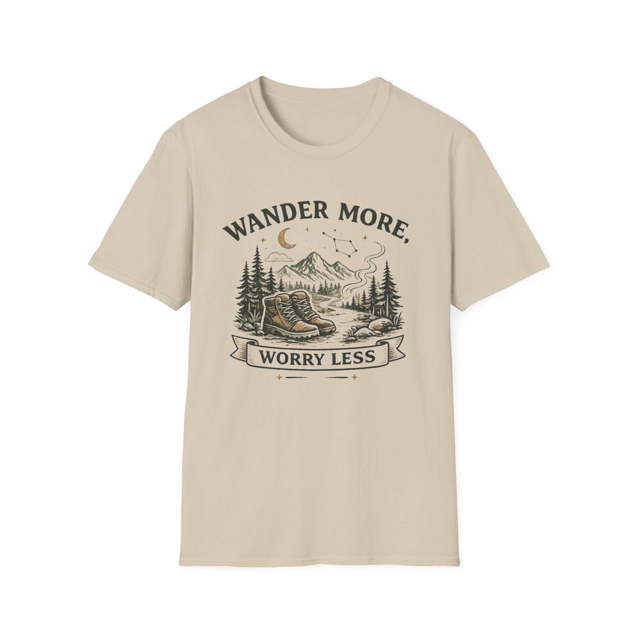 Wander More, Worry Less Tee