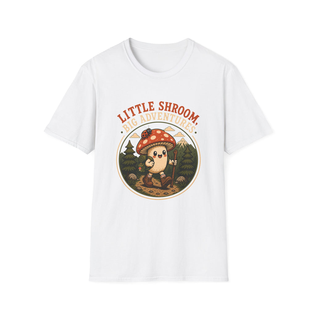 Little Shroom, Big Adventures Mushroom Tee
