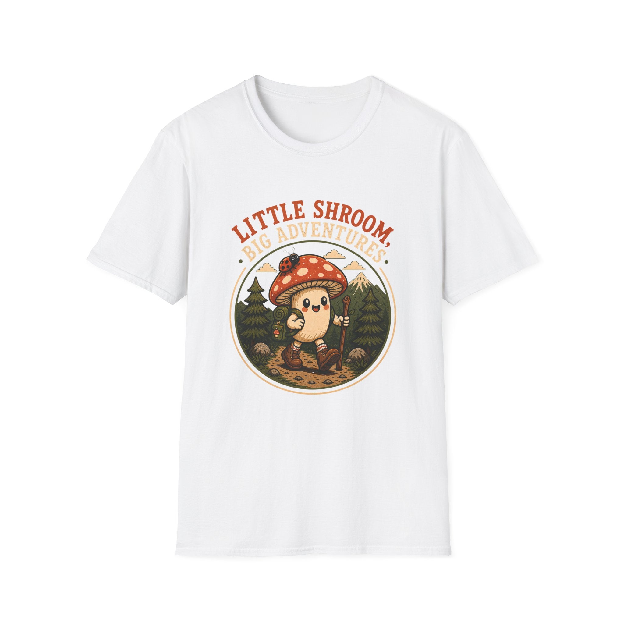 Little Shroom, Big Adventures Mushroom Tee
